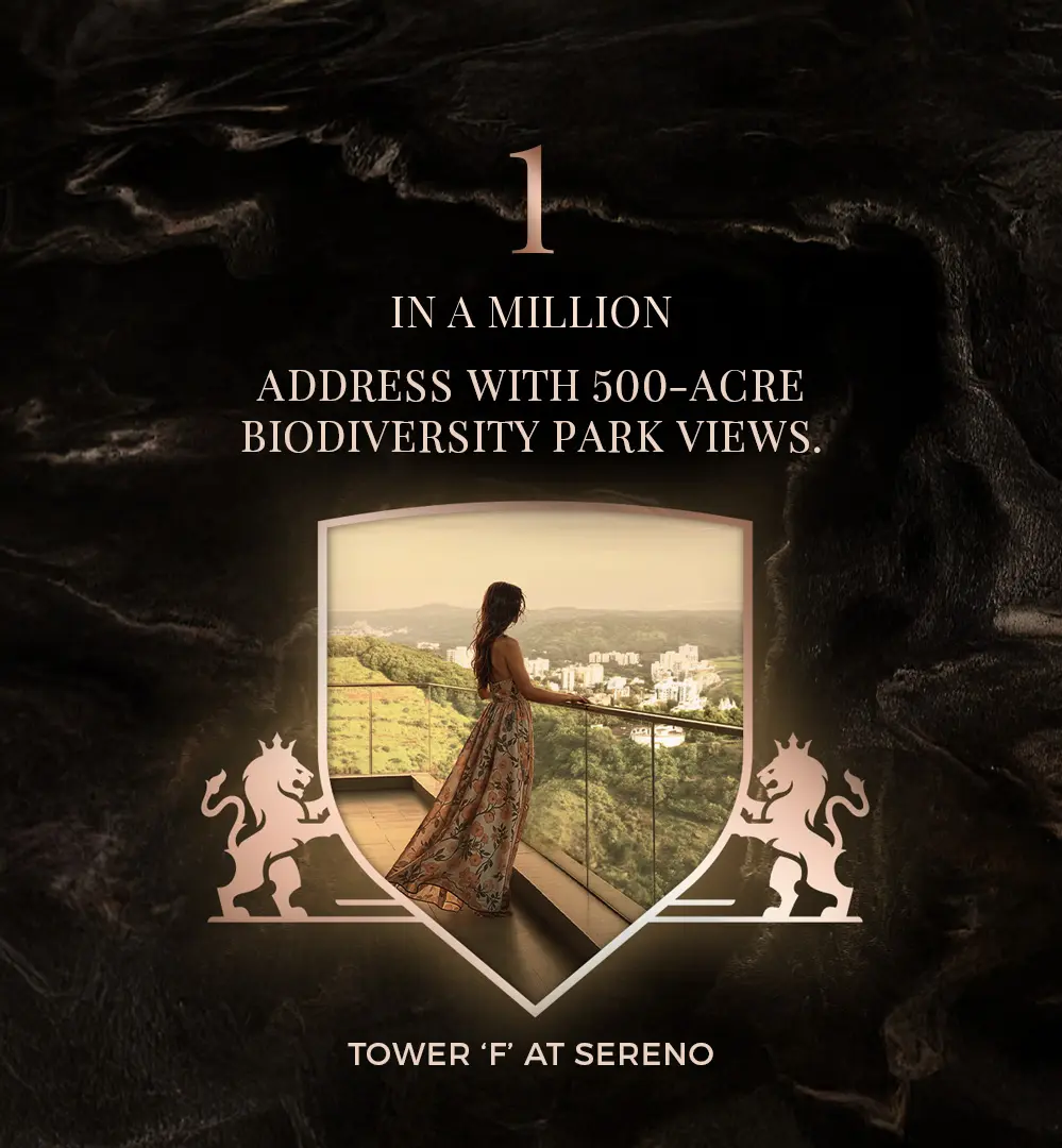 address with 500-acre biodiversity park views