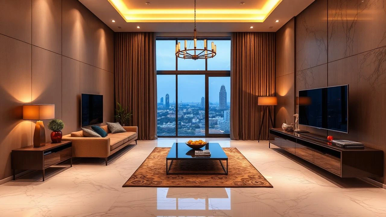 Luxury apartment interior