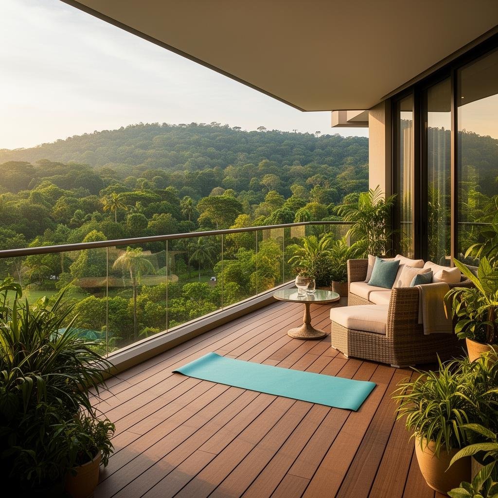 Deck view from Presidential Sereno Baner