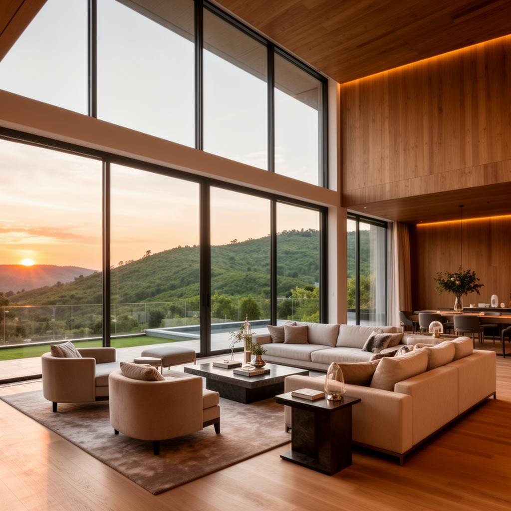 Luxury living room interior at NOW Realty Pune