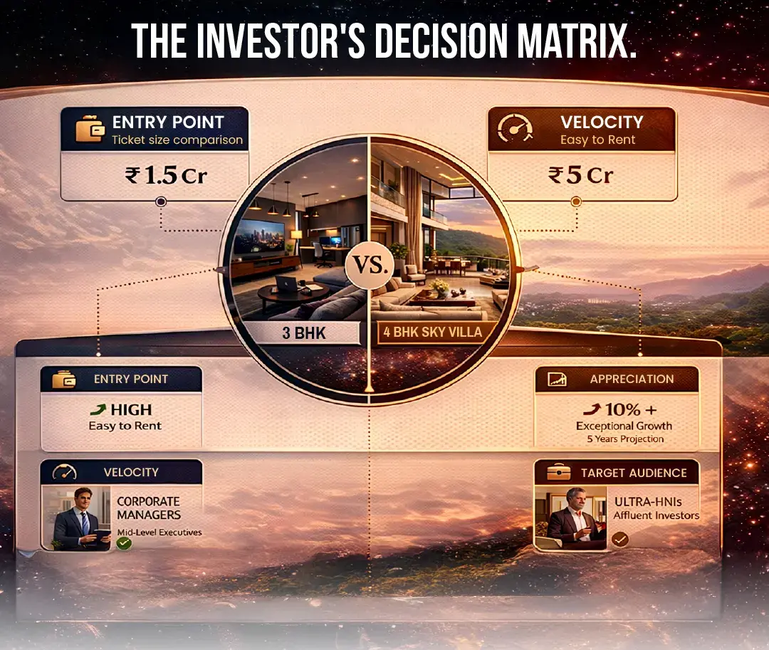 4 BHK vs 3 BHK Investment in Pune: The 2026 ROI & Trends Guide-infographic