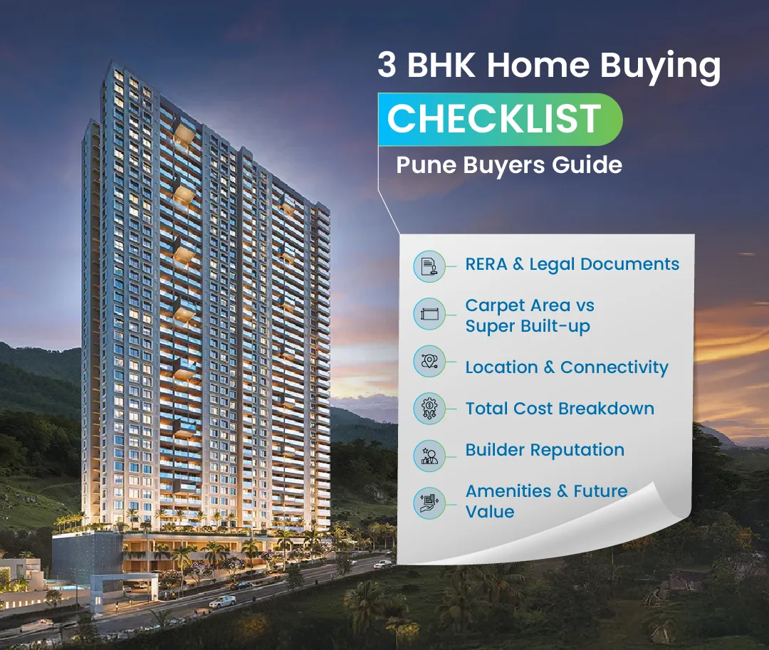 The Ultimate Checklist Before Buying a 3 BHK Flat in Pune-infographic