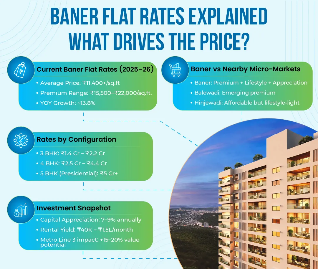 What Are Flat Rates in Baner Pune-infographic