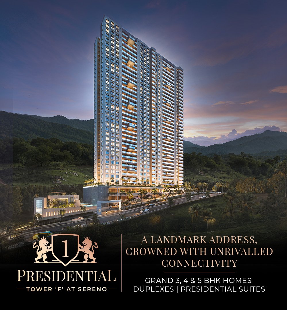 One Presidential tower 'F' at Sereno Grand Presidential Suites