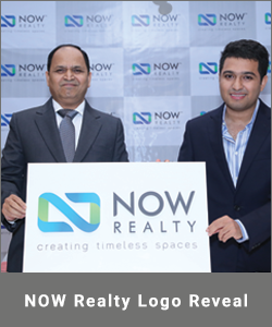 Logo launch of NOW Realty by Rajendra Pate